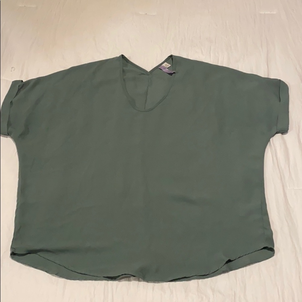 Green blouse